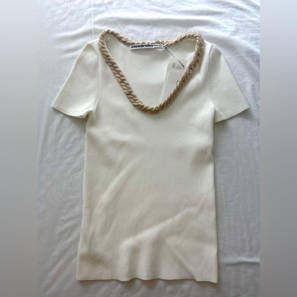Alexander wang chain T-shirt